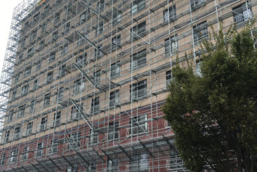 神崎郡福崎町マンション大規模改修足場工事